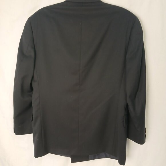 Black Double-Breasted Suit Jacket - 39 S - Picture 4 of 7
